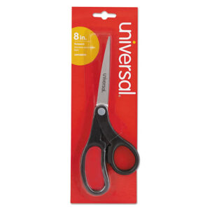 Universal UNV92011 Office scissors Straight cut Black, Metallic